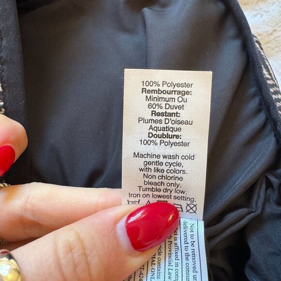 J. Crew Herringbone Excursion Quilted Full Zip Puffer Vest - Picture 11 of 15